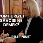 Cumhuriyet Savcısı Ne Demek?