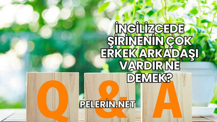İngilizcede Şirinenin Çok Erkek Arkadaşı Vardır Ne Demek?