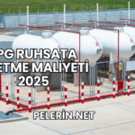 LPG Ruhsata İşletme Maliyeti 2025