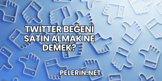 Twitter Beğeni Satın Almak Ne Demek?
