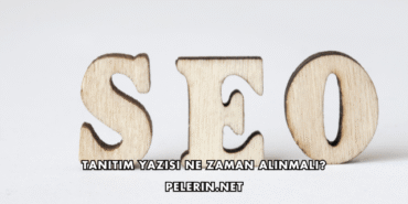 Tanıtım Yazısı Ne Zaman Alınmalı?